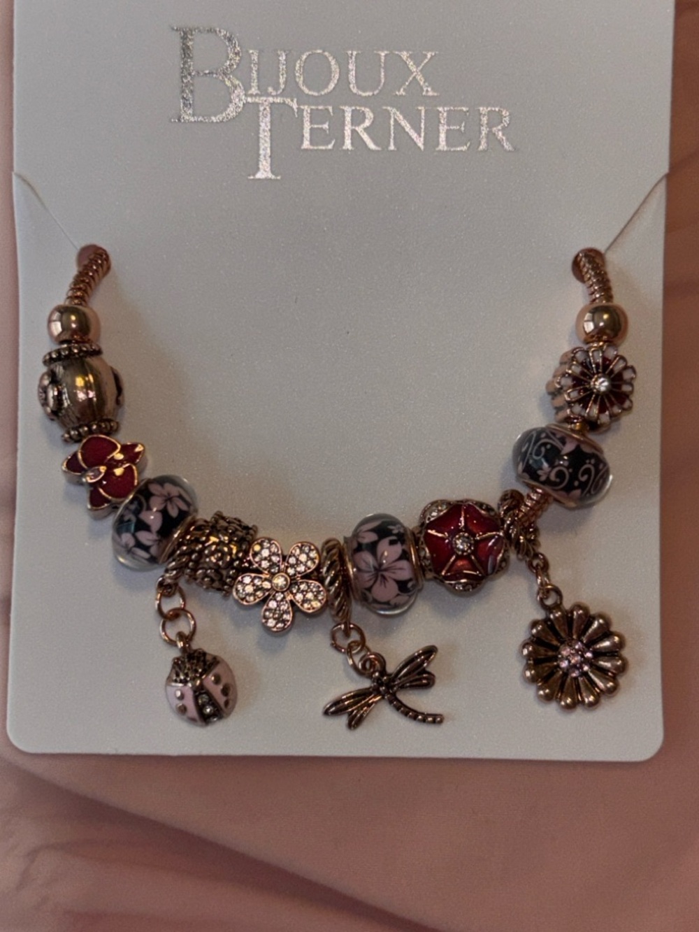 Rose Gold Charm Bracelet